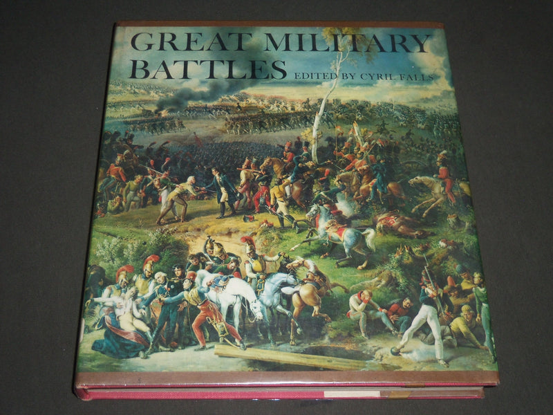 1964 GREAT MILITARY BATTLES EDITED BY CYRIL FALLS HARDCOVER BOOK - I 713