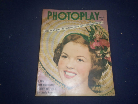 1949 AUGUST PHOTOPLAY MAGAZINE - SHIRLEY TEMPLE COVER - F 251I