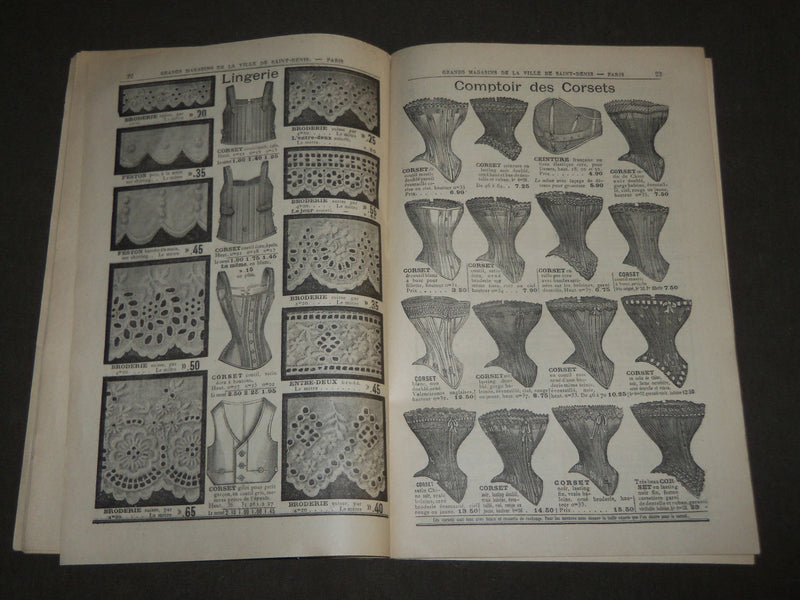 1896 VILLE DE ST. DENIS BLANC TOILES TROUSSEAUX FRENCH CATALOGUE - FR 1134