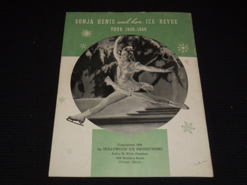 1939 THE INCOMPARABLE SONJA HENIE TOUR PROGRAM - NICE PHOTOS - J 7272