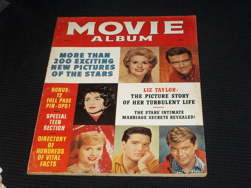 1961 MOVIE ALBUM MAGAZINE - LIZ TAYLOR FRONT COVER - E 6359