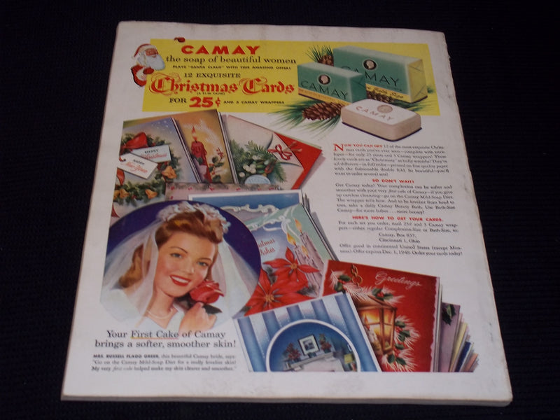 1948 NOVEMBER MCCALL'S MAGAZINE - NICE FASHION FRONT COVER - E 20220