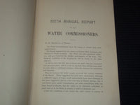 1894 TOWN OF CANTON WATER COMMISSIONERS 6TH ANNUAL REPORT - K 3097