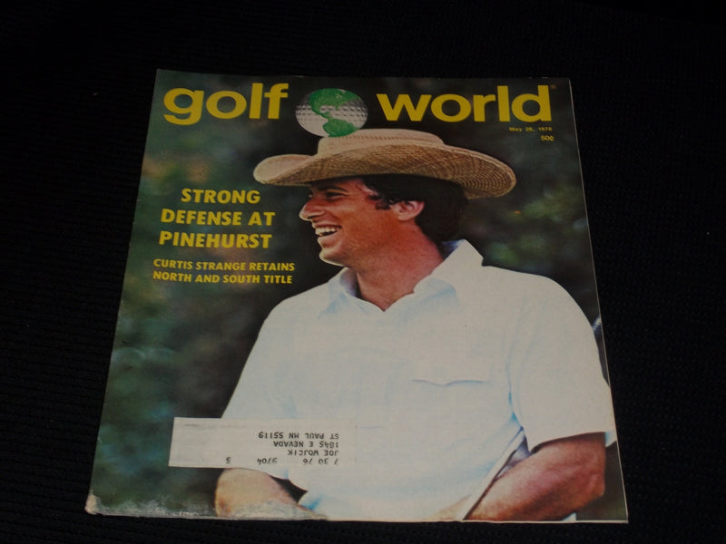 1976 MAY 28 GOLF WORLD MAGAZINE - CURTIS STRANGE FRONT COVER - E 6779