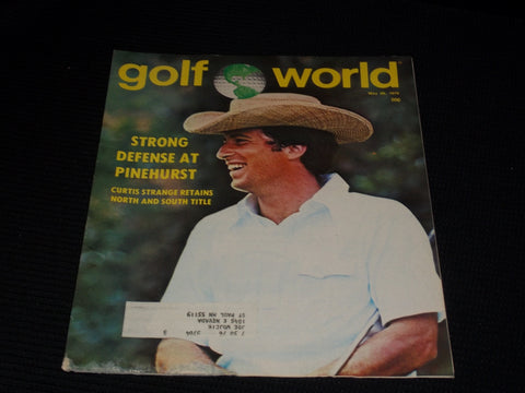 1976 MAY 28 GOLF WORLD MAGAZINE - CURTIS STRANGE FRONT COVER - E 6779