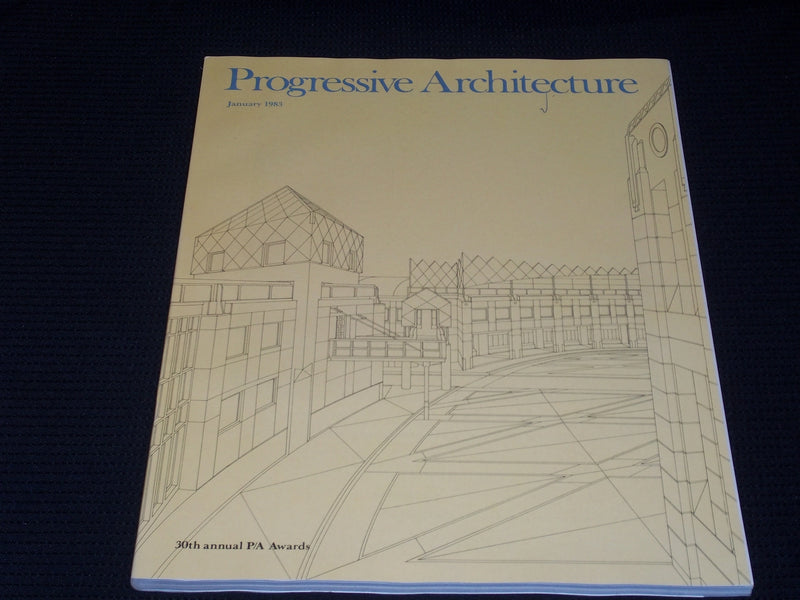 1983 JANUARY PROGRESSIVE ARCHITECTURE MAGAZINE - 30TH ANNUAL P/A AWARDS - E 4097