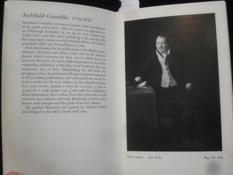 1964 SCOTT AND HIS CIRCLE SOFTCOVER BOOK - SCOTTISH NATIONAL GALLERY - J 9857