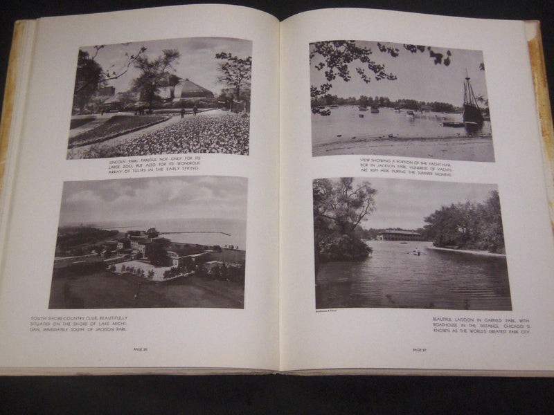 1932 CHICAGO BEAUTIFUL BOOK PUBLISHED BY CONINE AND MILLNER - PHOTOS - J 2132