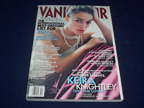 2004 APRIL VANITY FAIR MAGAZINE - KEIRA KNIGHTLEY - SP 4396
