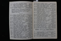 1951 WFOW BOOK SHOW MEMORIAL BROCHURE 300TH BROADCAST - SOFTCOVER - K 3012