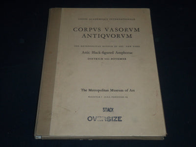 1963 CORPUS VASORUM ANTIQUORUM METROPOLITAN MUSEUM OF ART VOLUME - Z 133
