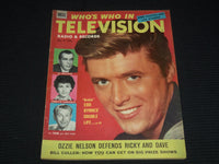 1959-60 NO. 9 WHO'S WHO IN TELEVISION & RADIO MAGAZINE - EDD BYRNES - E 14571