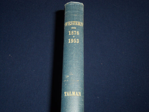 1953 WESTERN 1878-1953 UNIVERSITY OF WESTERN ONTARIO BOOK - TALMAN - KD 2919O