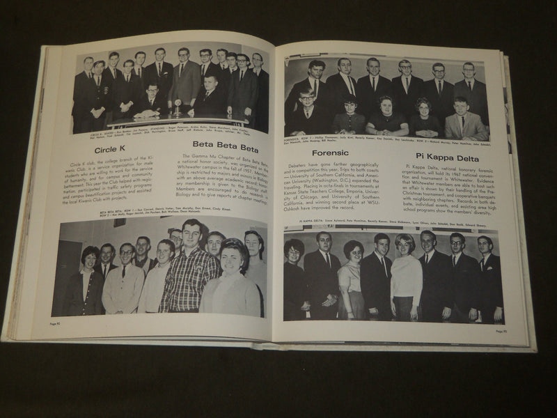 1966 MINNEISKA WISCONSIN STATE UNIVERSITY YEARBOOK - GREAT PHOTOS - YB 1566