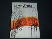 1970 FEBRUARY 7 NEW YORKER MAGAZINE FRONT COVER ONLY - GREAT ART FOR FRAMING