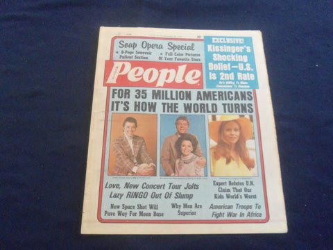 1976 NOVEMBER 28 MODERN PEOPLE NEWSPAPER - HOW THE WORLD TURNS - NP 5701