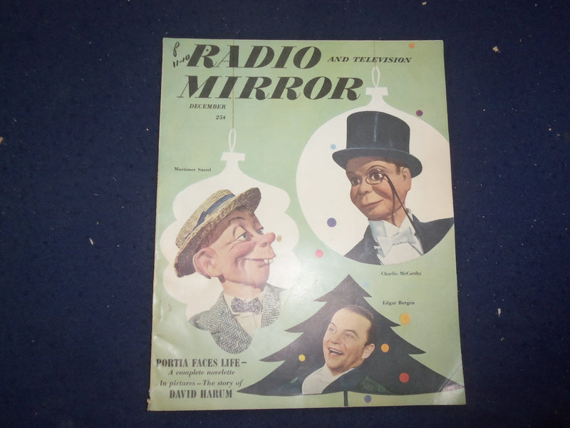 1948 DEC RADIO AND TELEVISION MIRROR MAGAZINE - EDGAR BERGEN & FRIENDS- SP 4781Z