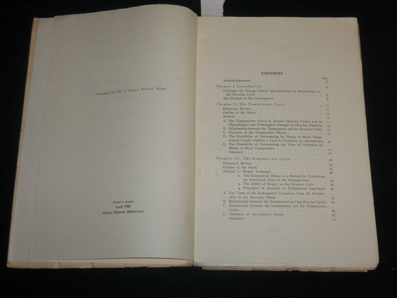 1950 ACTA OBSTETRICIA ET GYNECOLOGICA SCANDINAVICA SOFTCOVER BOOK - J 6796