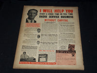 1934 JUNE RADIO NEWS & SHORT WAVE RADIO MAGAZINE - BOAT RADIO COVER - E 5202