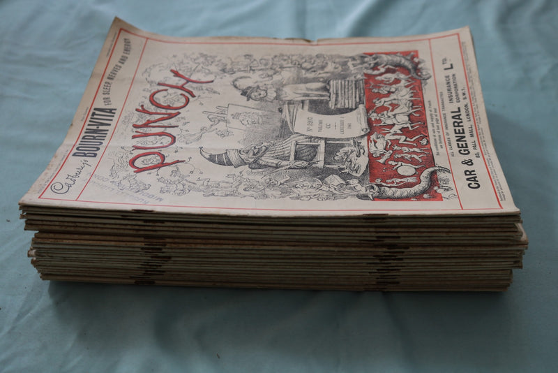 1941 PUNCH MAGAZINE - LOT OF 25 - O 3972