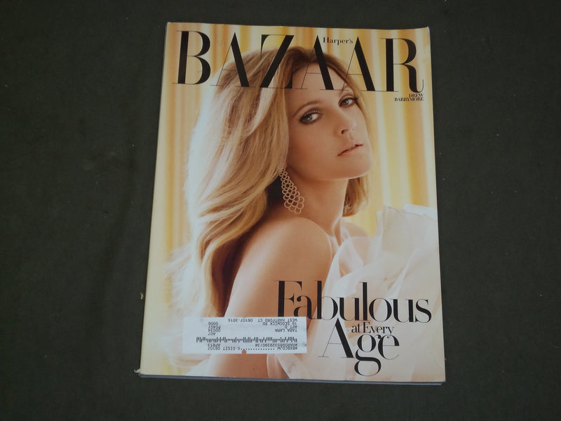 2010 OCTOBER HARPER'S BAZAAR MAGAZINE - DREW BARRYMORE COVER - B 3644