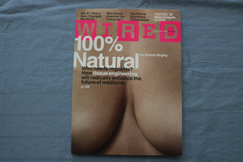 2010 NOVEMBER WIRED MAGAZINE - 100% NATURAL BY SHARON BEGLEY - ST 5504V