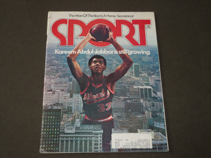 1974 FEBRUARY SPORT MAGAZINE - KAREEM ABDUL-JABBAR COVER - CW 433