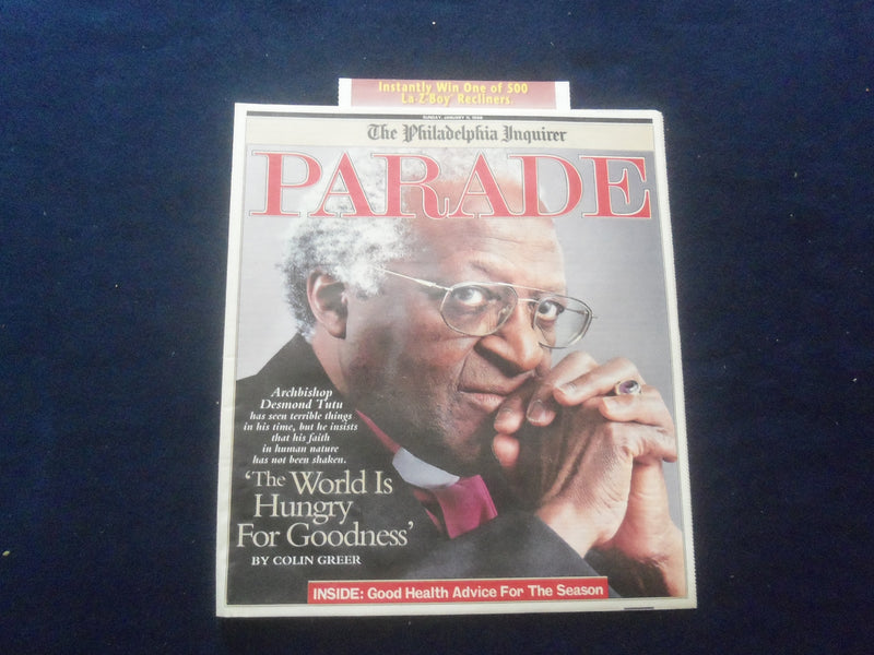 1998 JAN 11 THE PHILADELPHIA PARADE MAGAZINE -ARCHBISHOP DESMOND TUTU - NP 6205