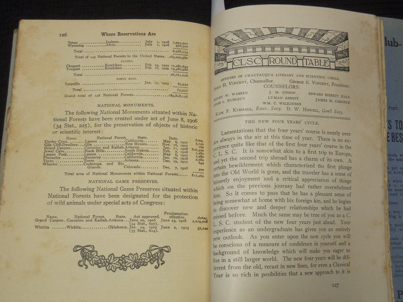 1909 JUNE THE CHAUTAUQUAN MAGAZINE - CONSERVATION NUMBER - K 2652