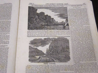 1836-1837 THE NATIONAL ATLAS & SUNDAY MORNING MAIL NEWSPAPER LOT OF 5 - NP 2056