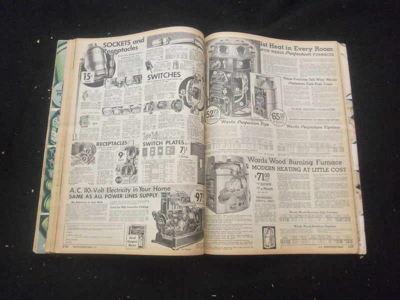 1934-35 FALL AND WINTER MONTGOMERY WARD CATALOG - PORTLAND, OREGON - R 93K