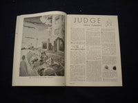 1937 MAY JUDGE MAGAZINE- FISHING WOMAN TAKES OFF BOOT AND FISH COMES OUT- B 439F