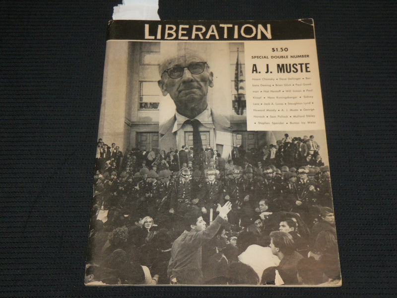 1957 SEPT/OCT LIBERATION MAGAZINE - A. J. MUSTE - DOUBLE NUMBER ISSUE - J 6993
