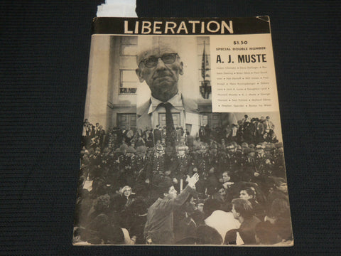 1957 SEPT/OCT LIBERATION MAGAZINE - A. J. MUSTE - DOUBLE NUMBER ISSUE - J 6993