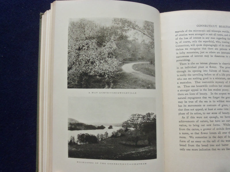 1923 CONNECTICUL BEAUTIFUL HARDCOVER BOOK BY WALLACE NUTTING - KD 8392