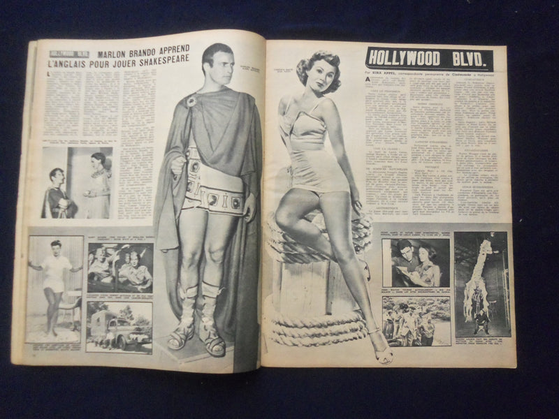 1952 SEPTEMBER 26 CINEMONDE MAGAZINE - RICHARD TODD & JOAN RICE COVER - SP 4868N