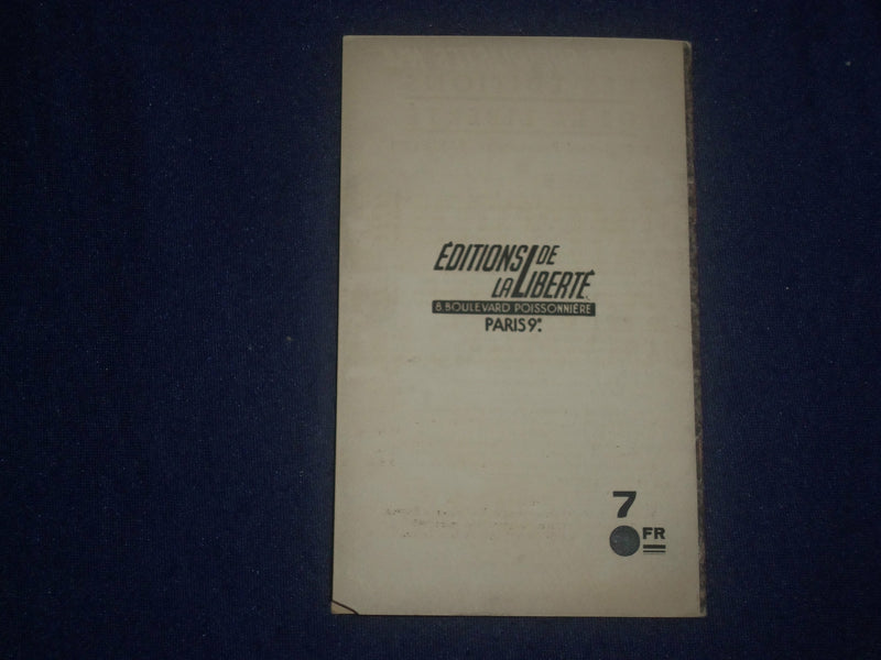 1945 LA METHODE SOCIALISTE - LEON BLUM - FRENCH TEXT - J 6432