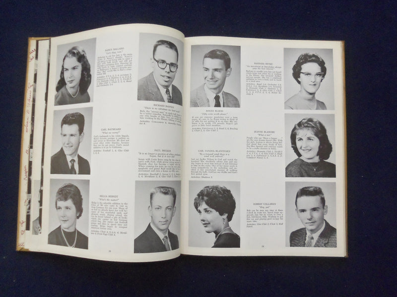 1960 SHADOWS HENRY B. WHITEHORNE HIGH SCHOOL YEARBOOK - VERONA, NJ - YB 3022