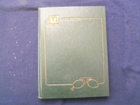 1986 RIDDLE MATTHOON HIGH SCHOOL YEARBOOK - MATTOON, IL - YB 3310