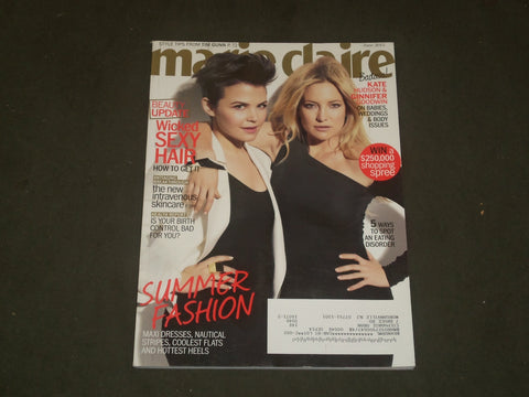 2011 JUNE MARIE CLAIRE MAGAZINE - KATE HUDSON & GINNIFER GOODWIN COVER - B 3329