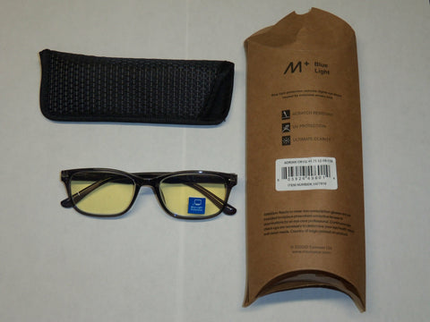 M+ BLUE LIGHT PROTECTION READING GLASSES - ADRIAN STYLE - SIZE 2.00 - BRAND NEW