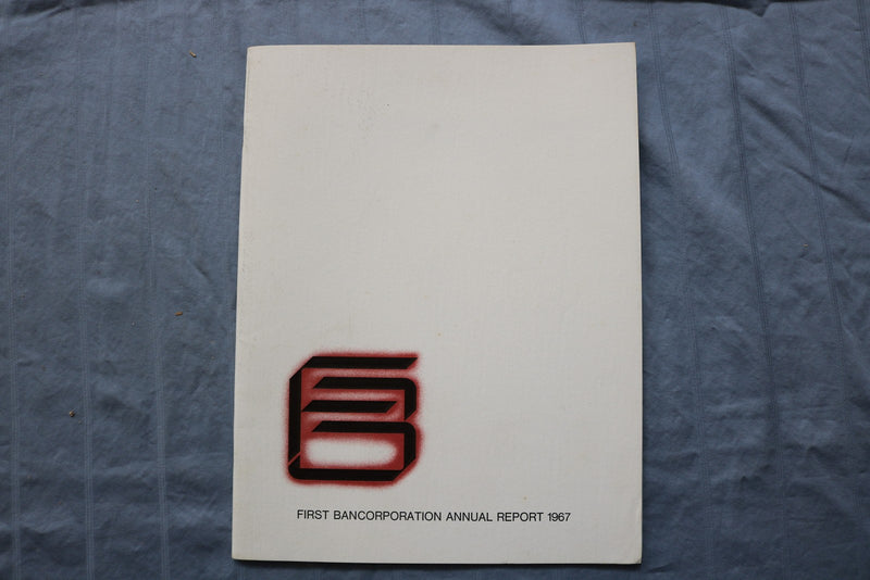 1966-1969 FIRST BANCORPORATION ANNUAL REPORTS - LOT OF 3 - K 3210