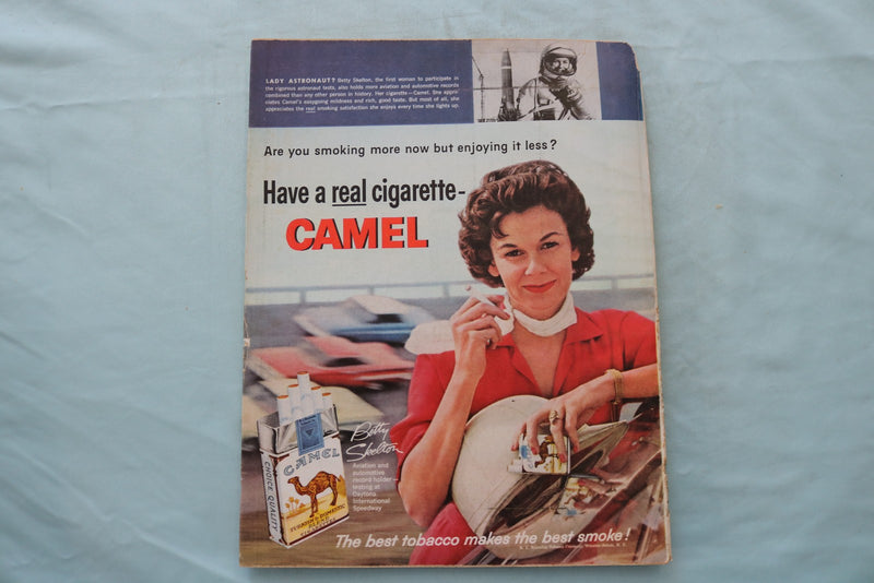 1962 FEBRUARY SAGA MAGAZINE - LOGGING: LAST OF THE MAN'S JOBS COVER - E 26657