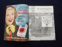 1952 OCTOBER 11 FOOTBALL PROGRAM - UNIV WASHINGTON VS. UNIV ILLINOIS - SP 5454P