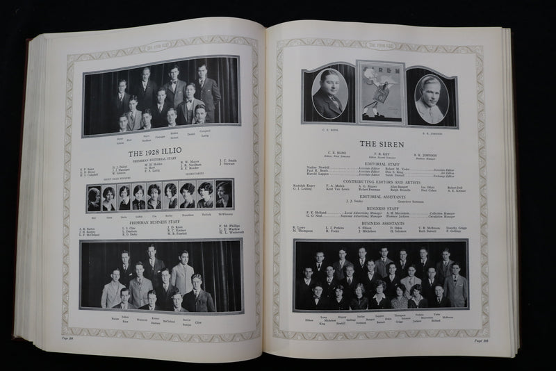 1928 THE ILLIO UNIVERSITY OF ILLINOIS YEARBOOK - URBANA-CHAMPAIGN, IL - YB 3533