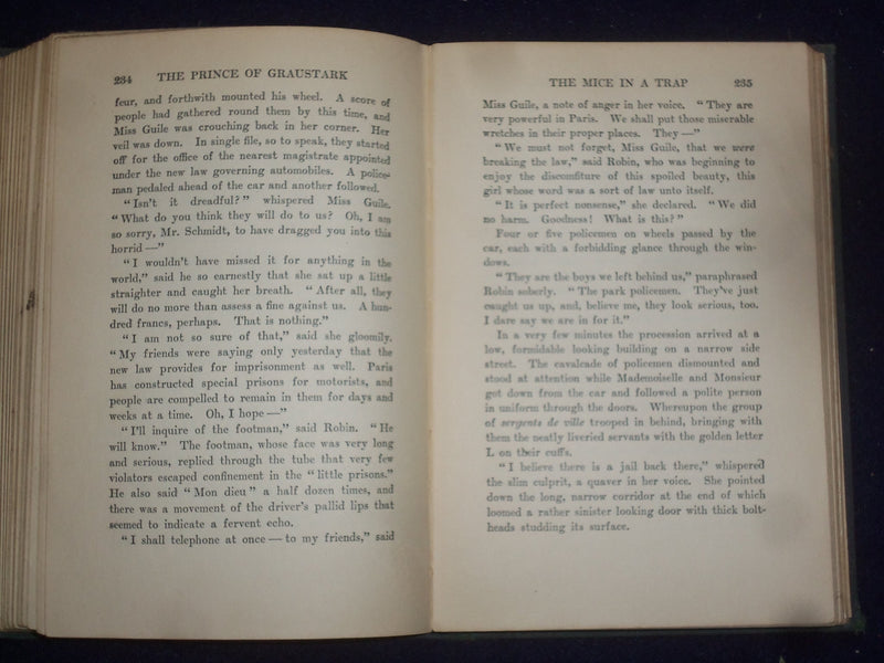 1914 THE PRINCE OF GRAUSTARK HARDCOVER BOOK BY GEORGE BARR MCCUTHCEON - KD 9064