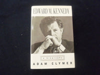 1999 EDWARD M. KENNEDY BIO. HARDCOVER BOOK - INSCRIBED BY ADAM CLYMER - KD 8548