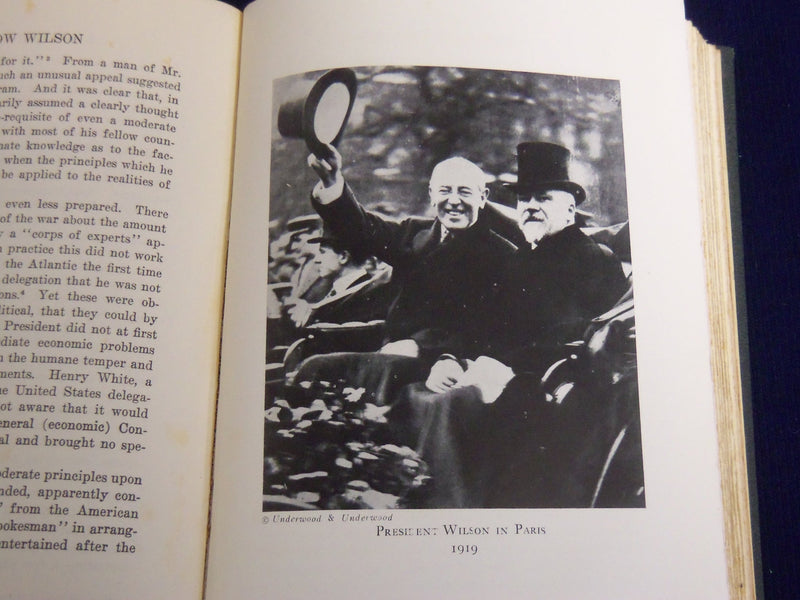 1924 WOODROW WILSON A CHARACTER STUDY BOOK BY ROBERT EDWARDS ANNIN - KD 703L