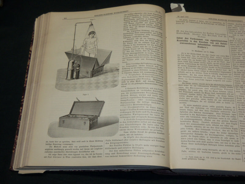 1900 JAN-DEC BERLINER KLINISCHE WOCHENSCHRIFT MAGAZINE BOUND VOLUME - KD 3644B