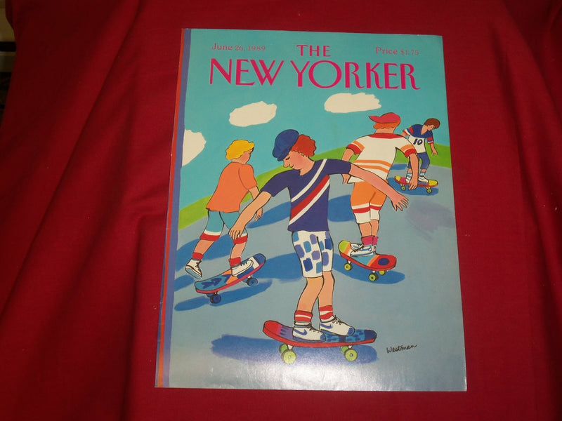 1989 JUNE 26 NEW YORKER MAGAZINE FRONT COVER ONLY - GREAT ART FOR FRAMING